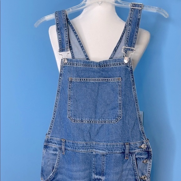 NEW mango blue medium tejano soft denim overall US S - Picture 3 of 9